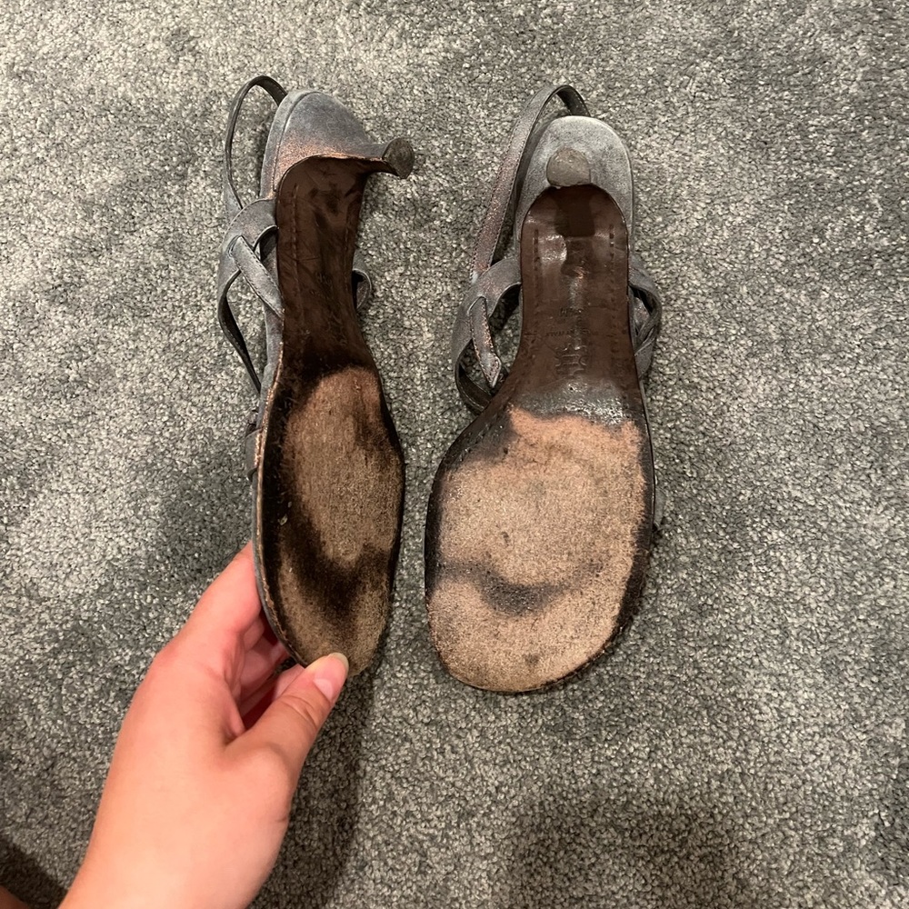 Vero curio slingback kitten heel sandals - Picture 3 of 4